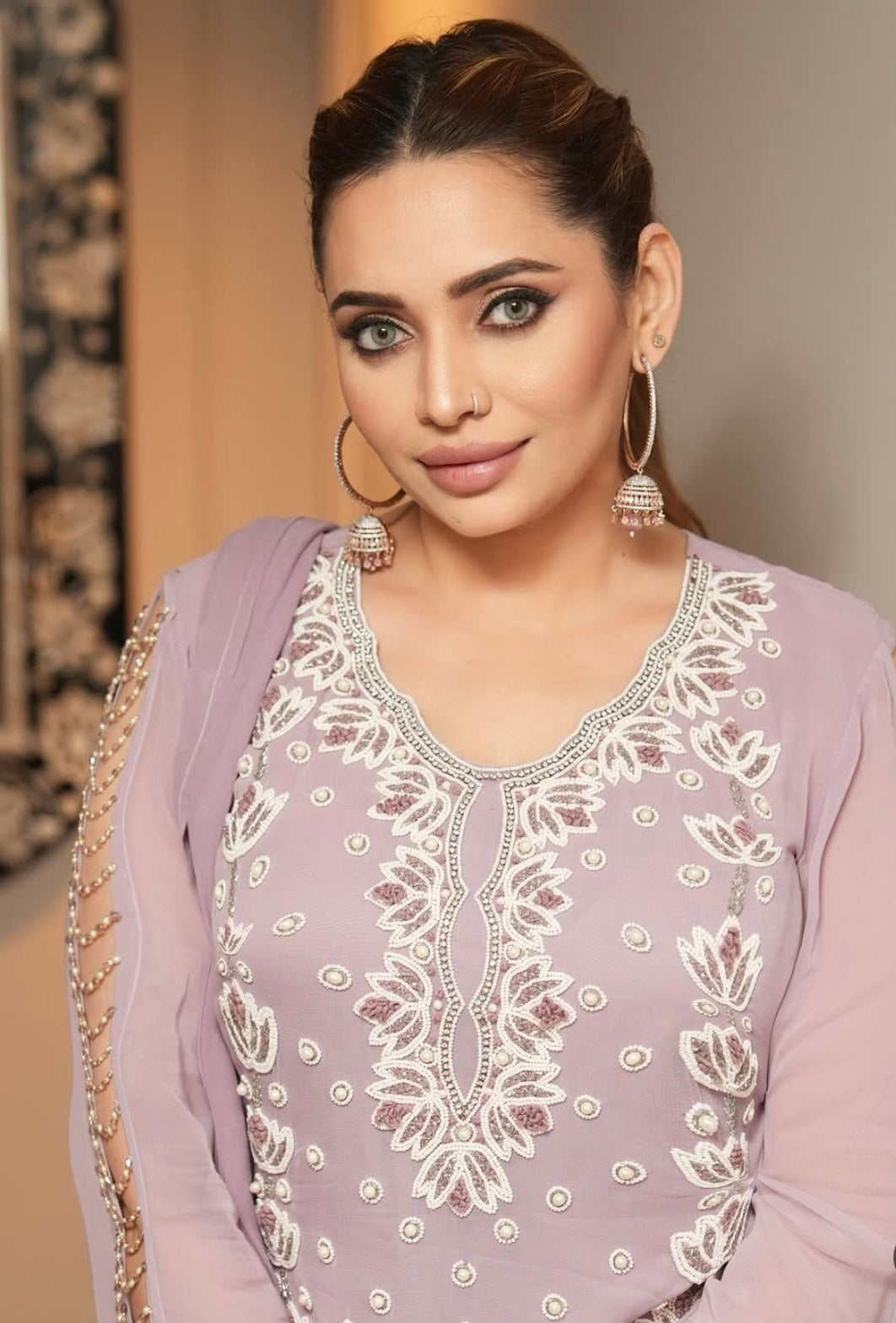 Lavender Farshi shalwar dress