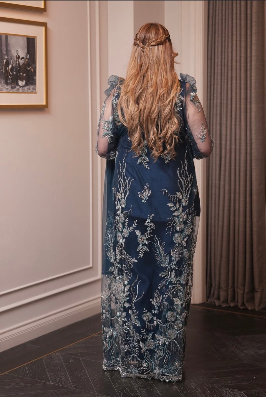Rich Blue heavy dress