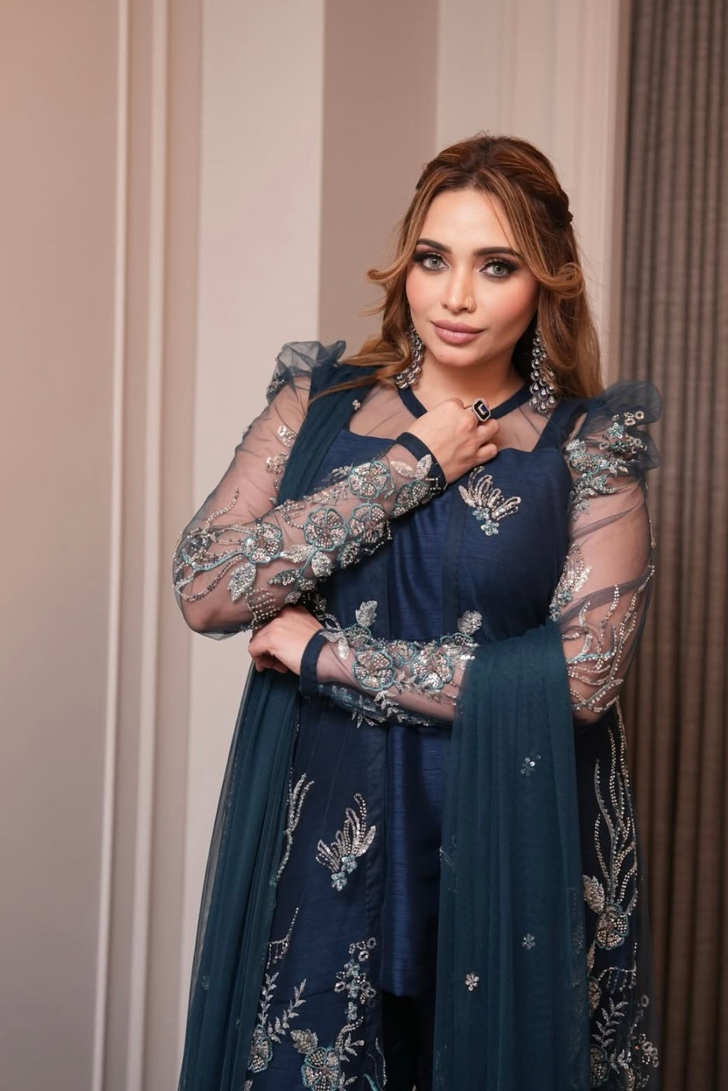 Rich Blue heavy dress