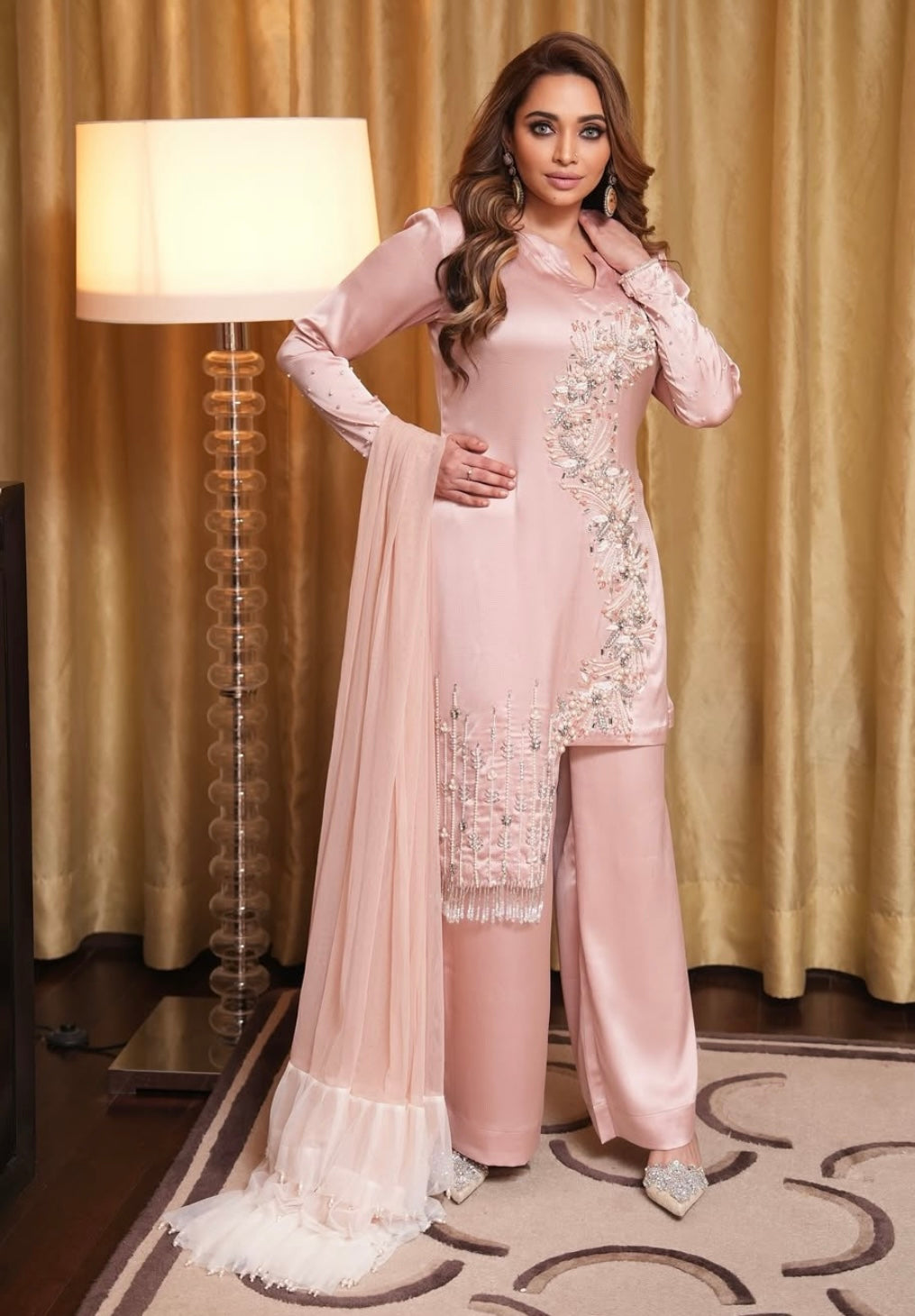 Sophisticated Tea Rose Pink Dress
