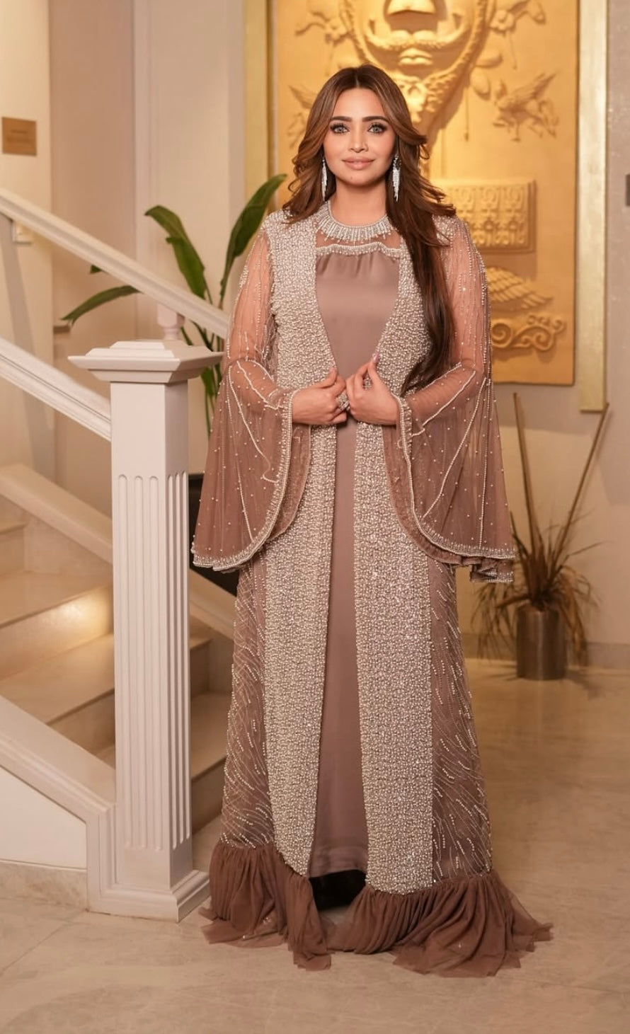 Beautiful Heavy Gold Gown