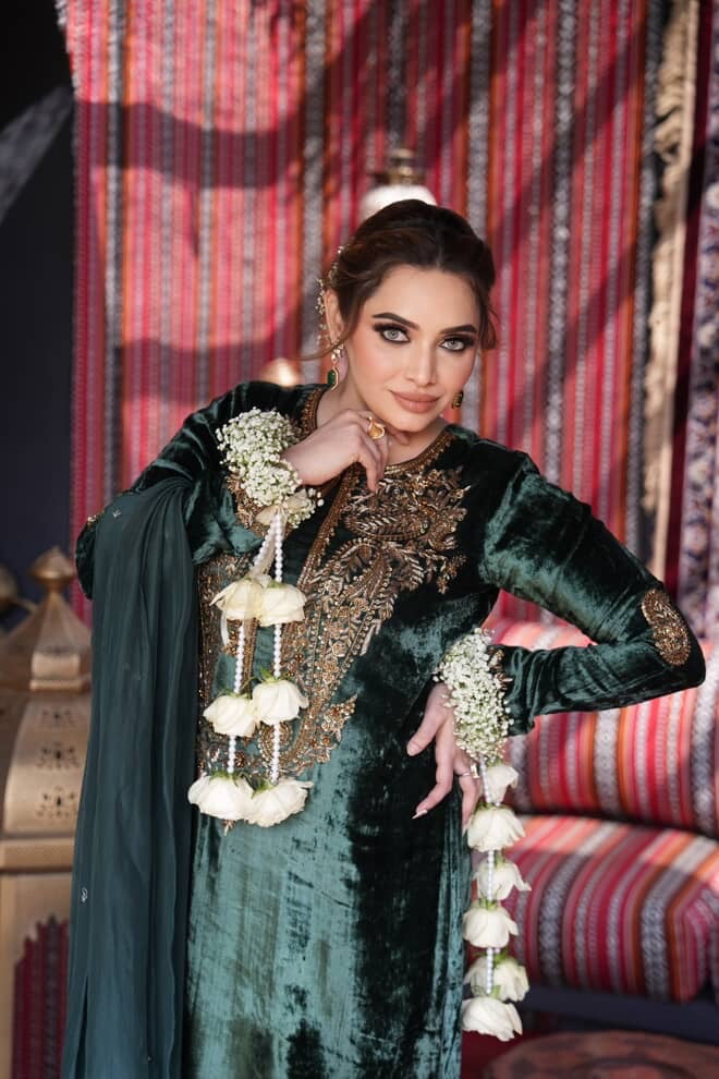 Emerald Velvet Elegance ✨