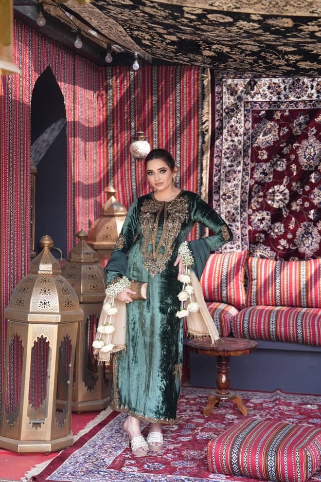 Emerald Velvet Elegance ✨