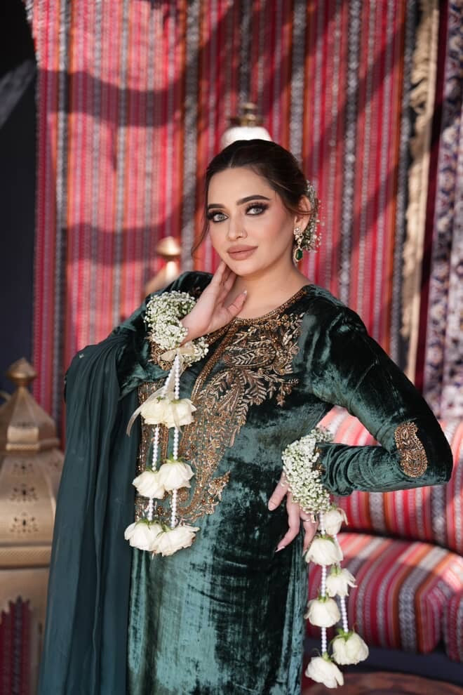 Emerald Velvet Elegance ✨