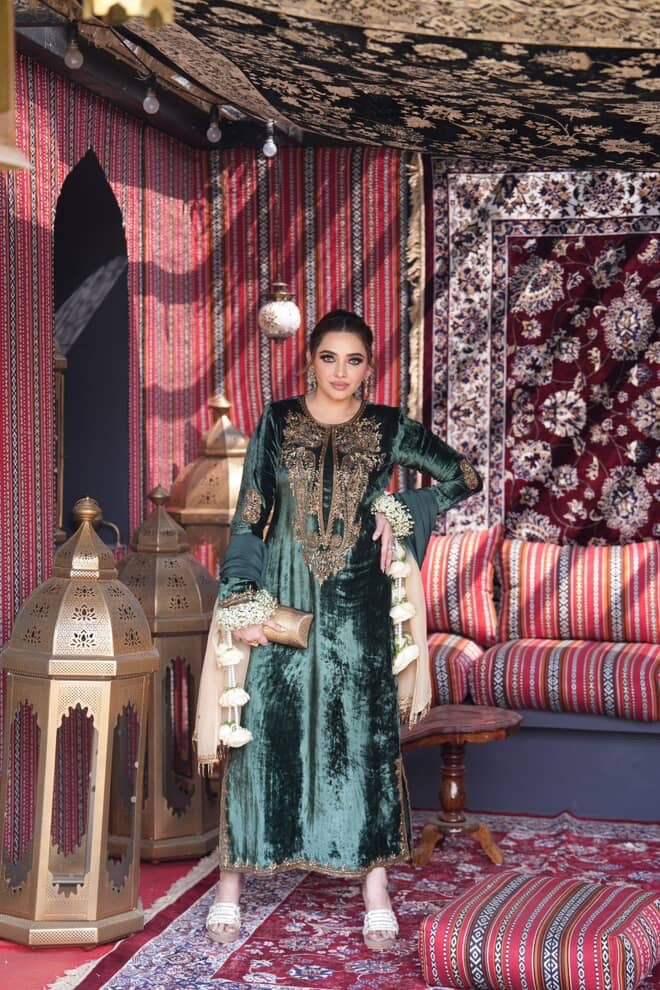 Emerald Velvet Elegance ✨