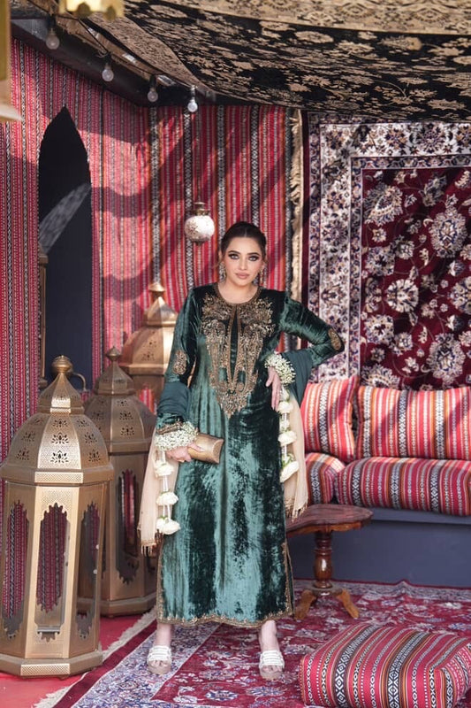 Emerald Velvet Elegance ✨