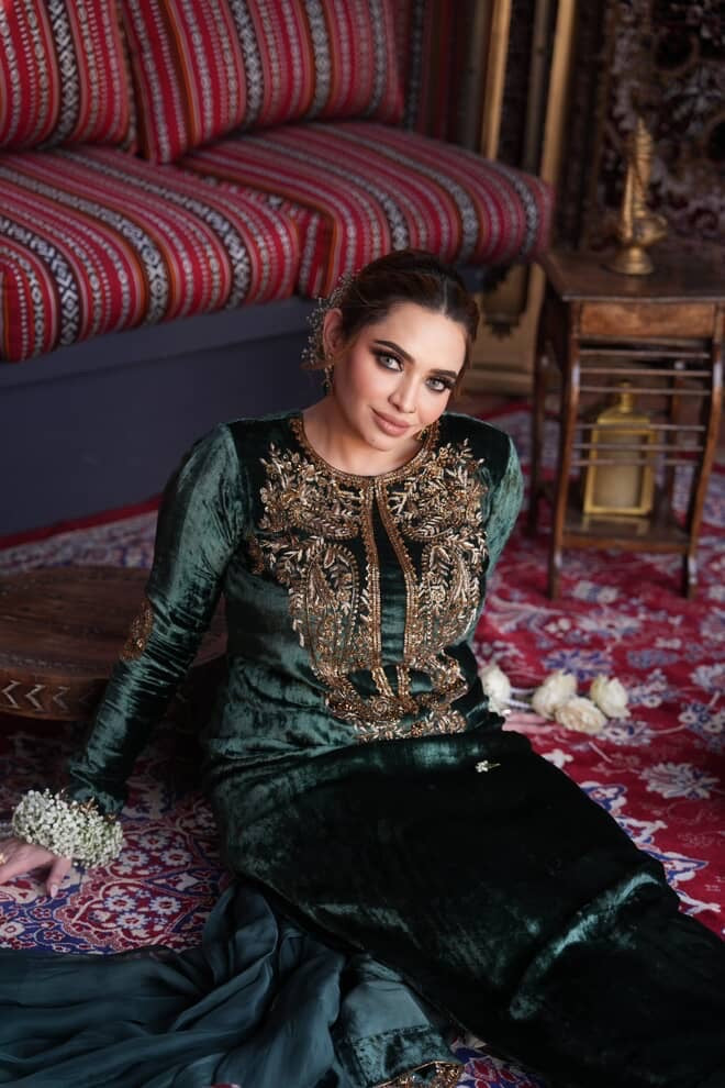 Emerald Velvet Elegance ✨