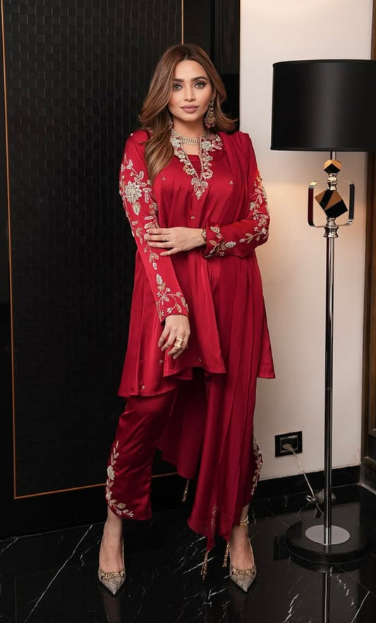 Royal Red Dress