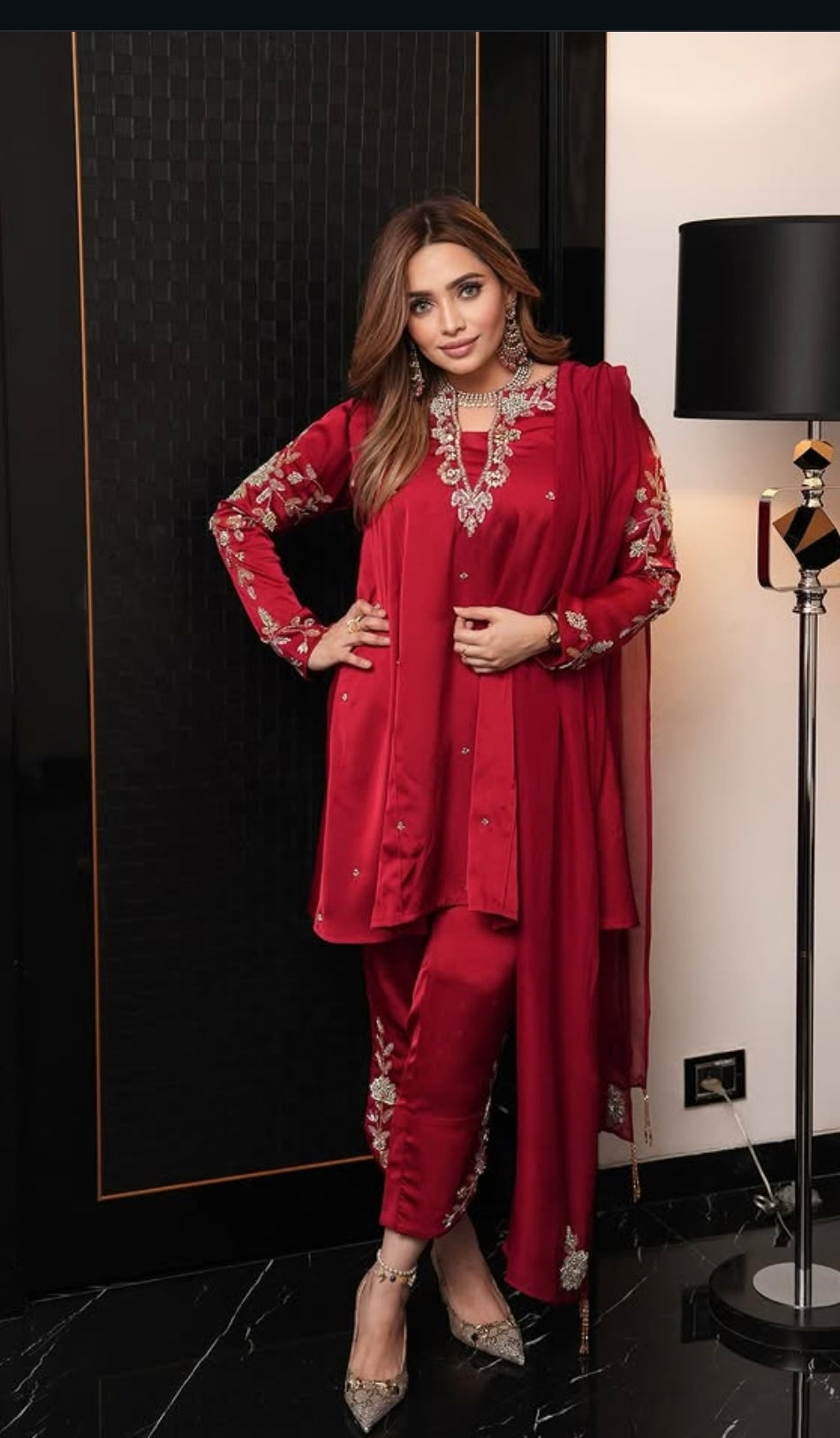 Royal Red Dress