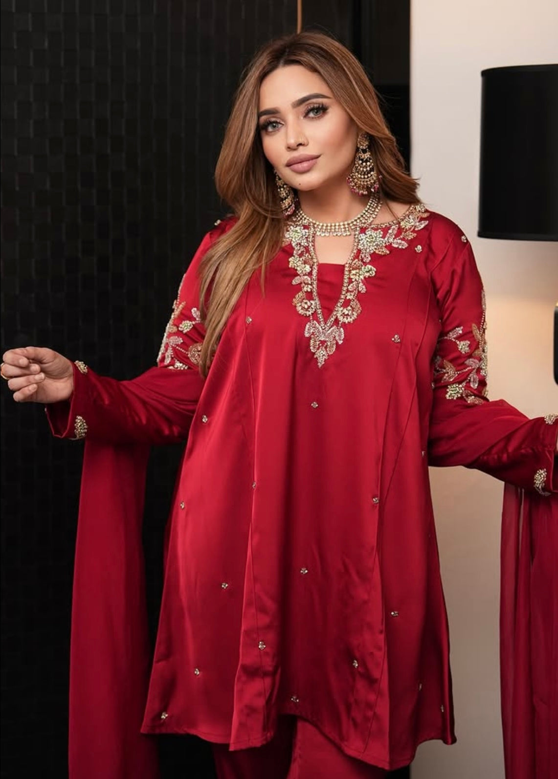 Royal Red Dress