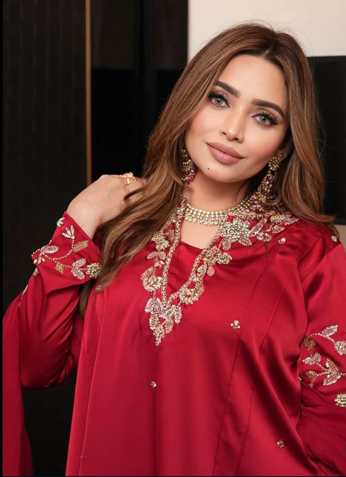 Royal Red Dress