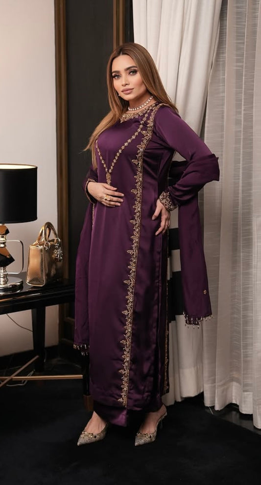 Elegant Wine suit