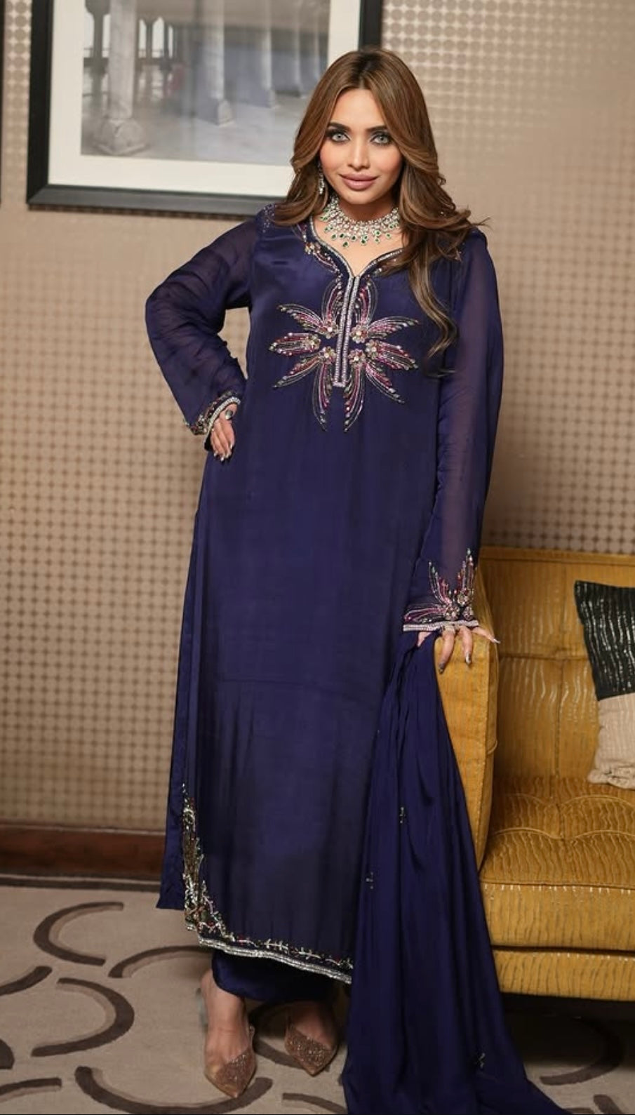 Trending Long Kamiz Suit