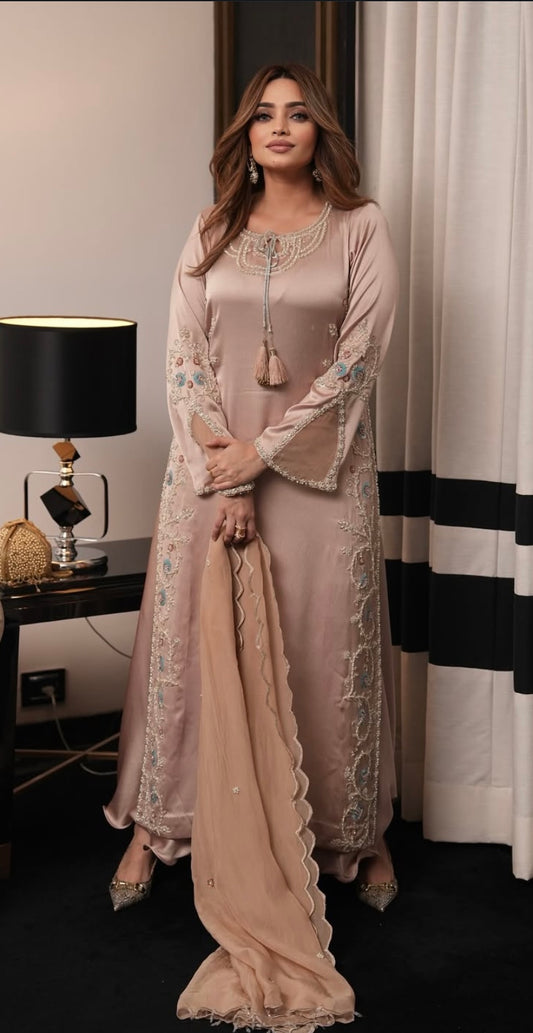 Golden beige stunning Dress