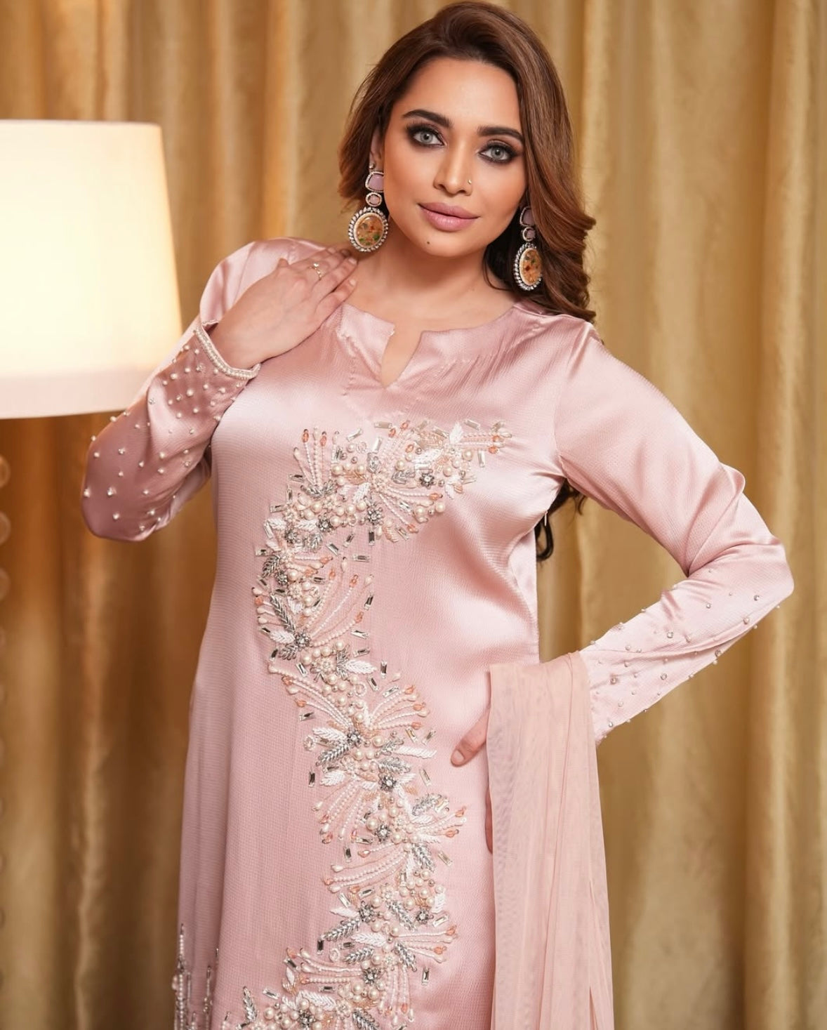 Sophisticated Tea Rose Pink Dress