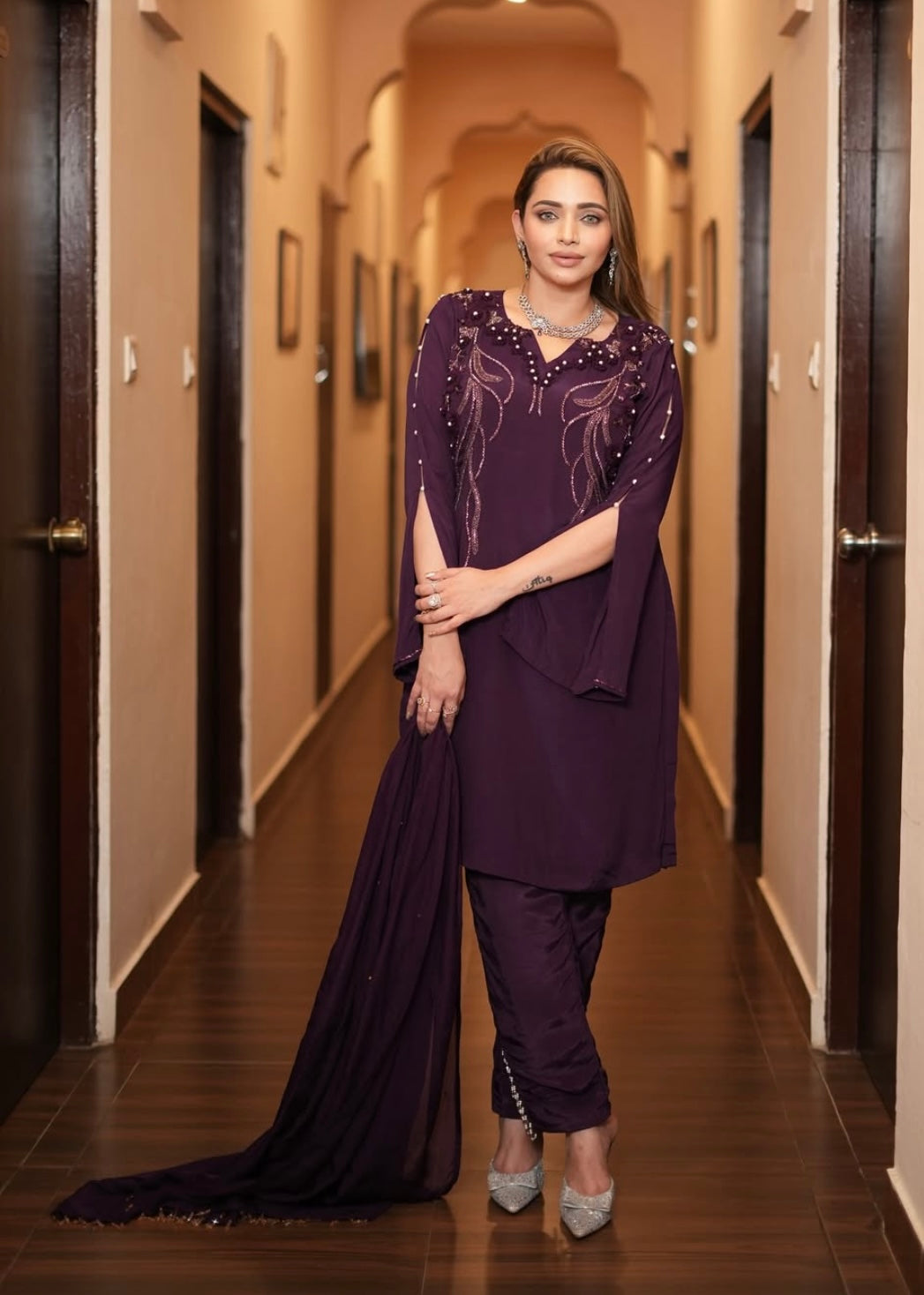 Rich Wine Dress