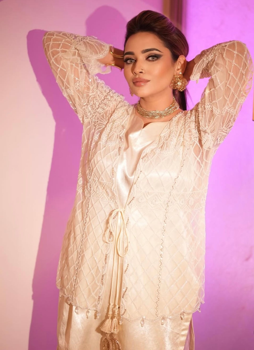 charming white jacket dress