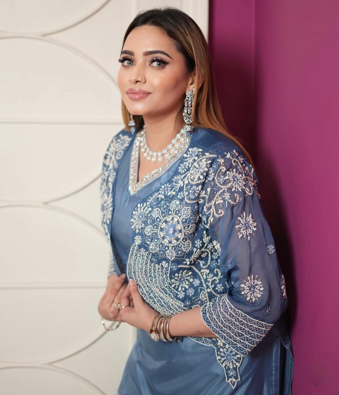Marine blue heavy Dress