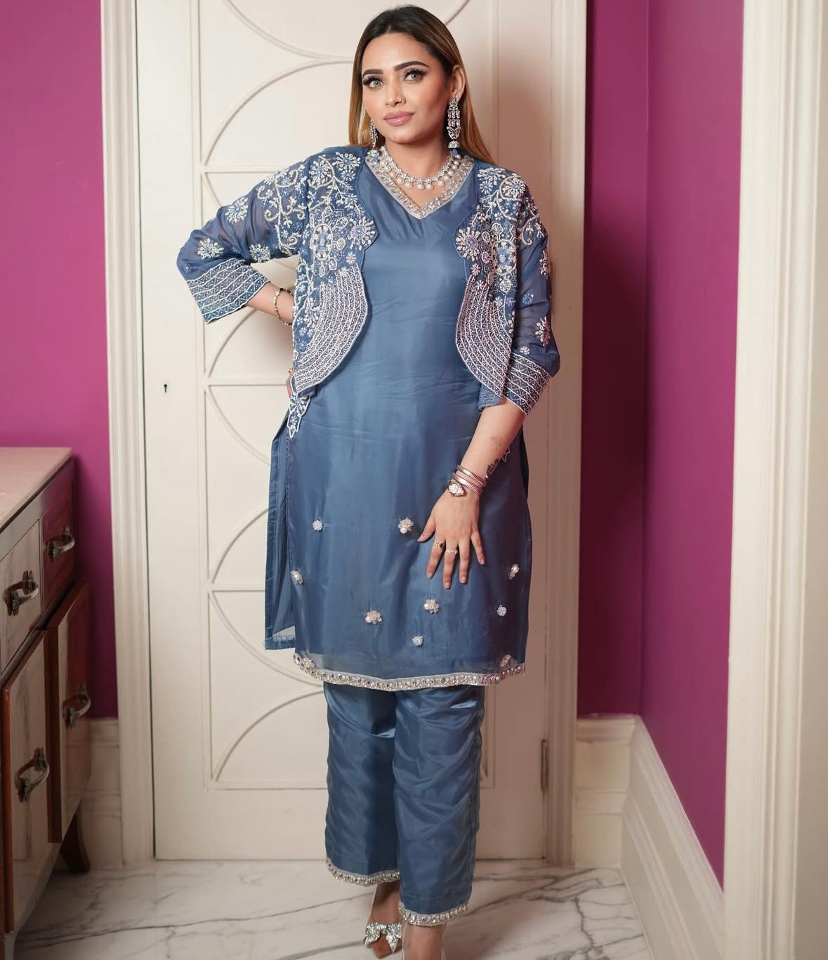 Marine blue heavy Dress